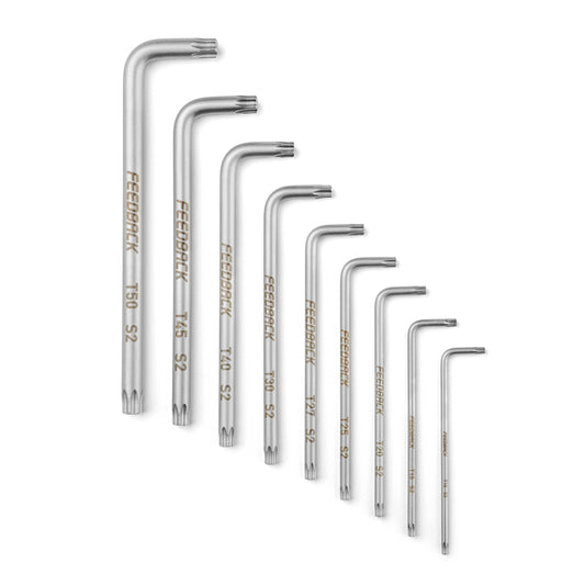 Feedback Sports | Torx Wrench Set (9pcs – T10–T50)
