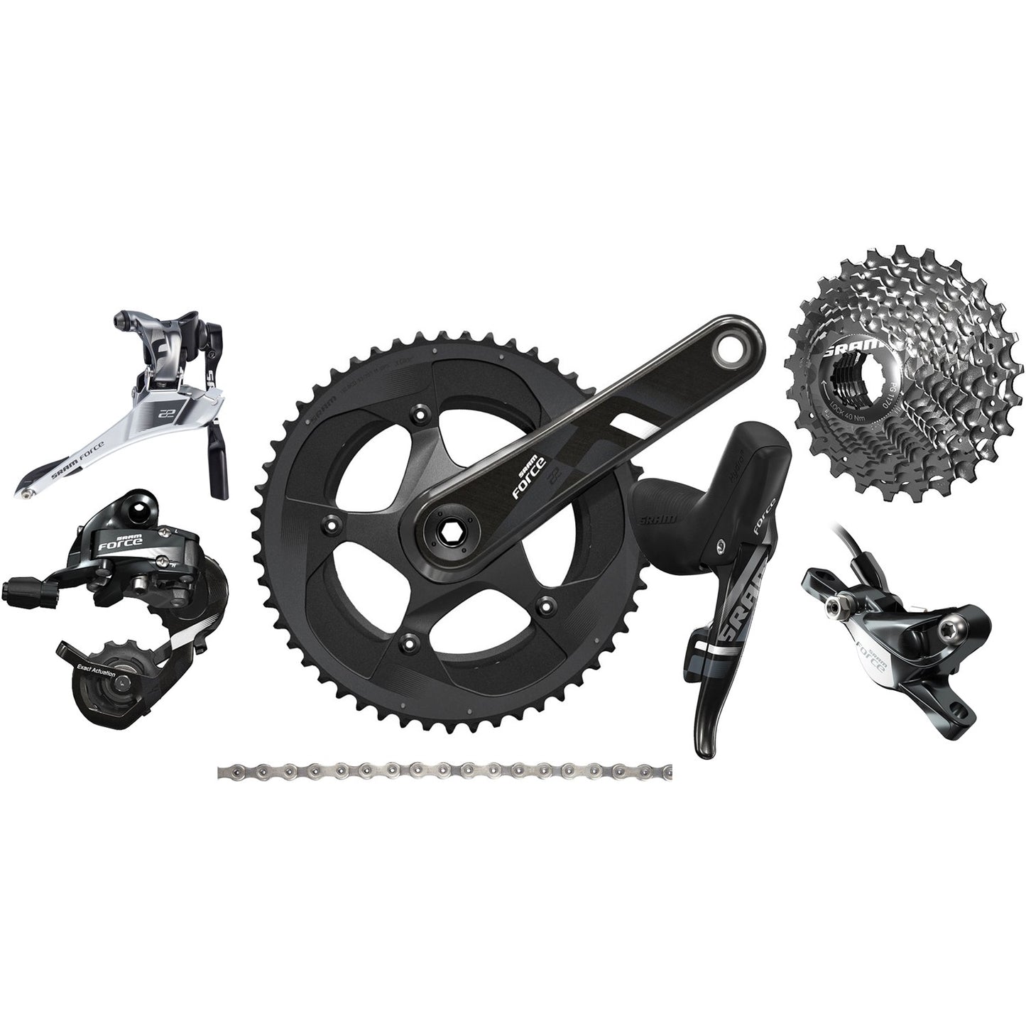 SRAM | Force 22 Hydraulic Disc Brake Groupset 2x11 speed
