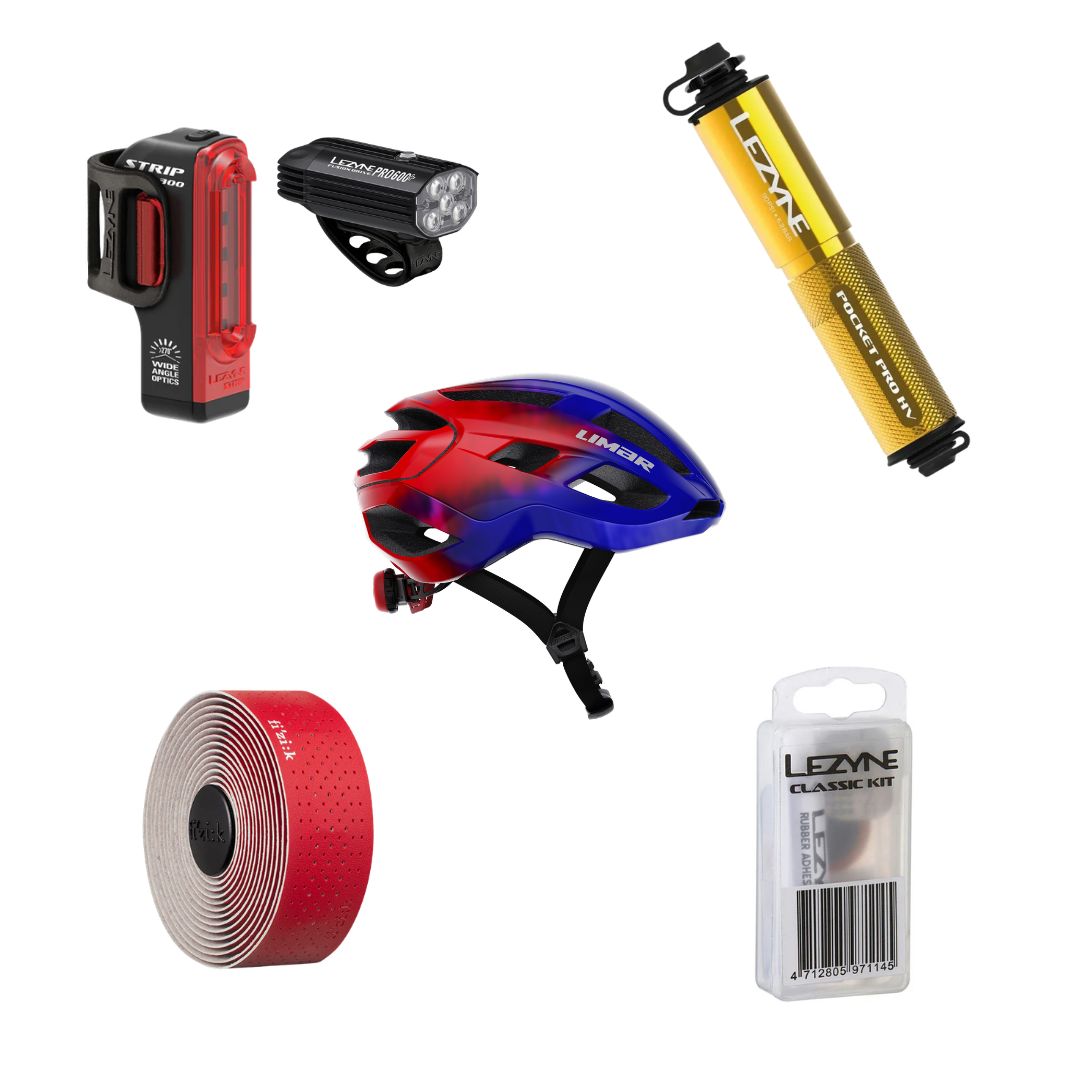 YKKBikes | Lezyne + Limar + Fizik | Road/Gravel Ride Essentials Kit