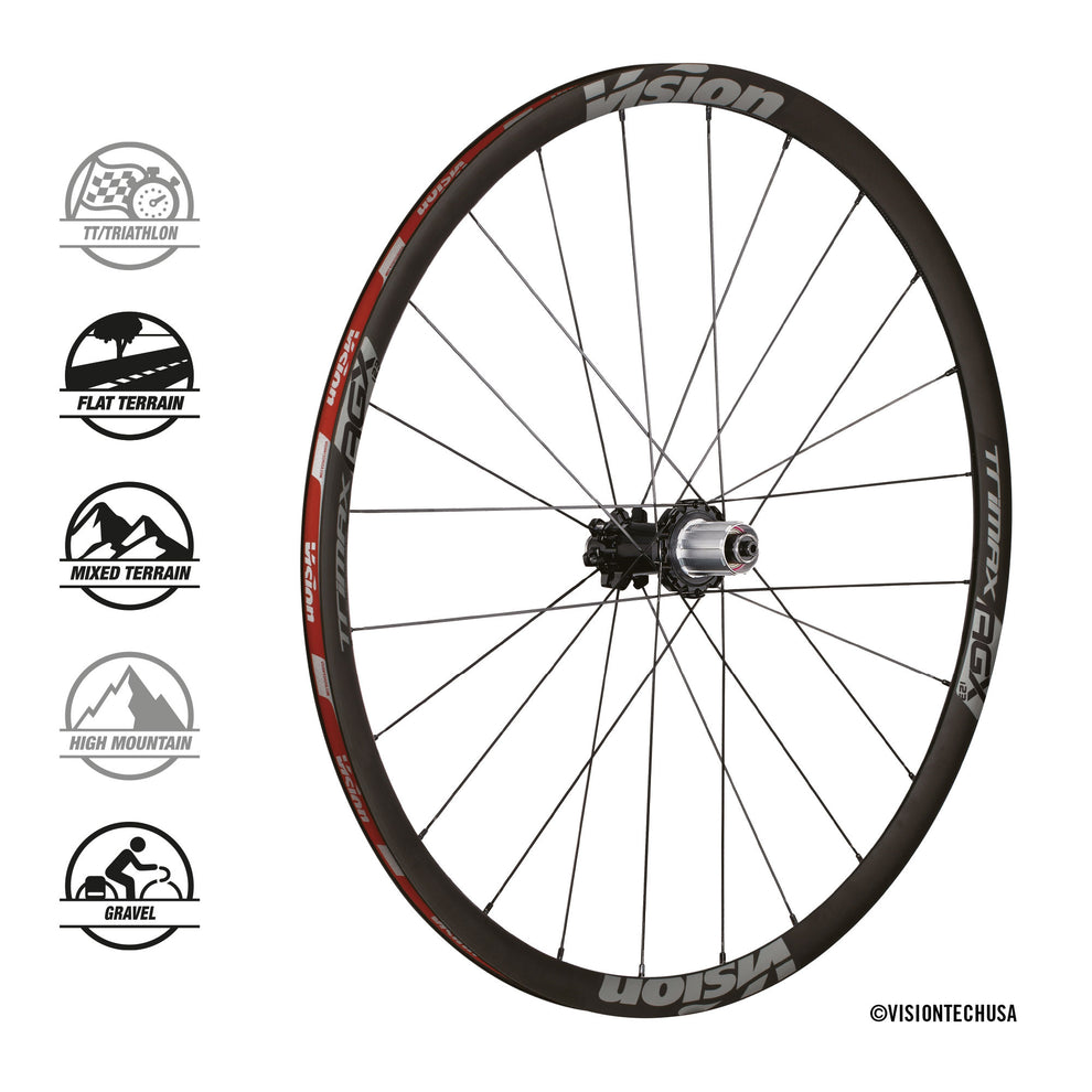 Vision | Trimax Aero Gravel i23 Wheels – YKKBikes